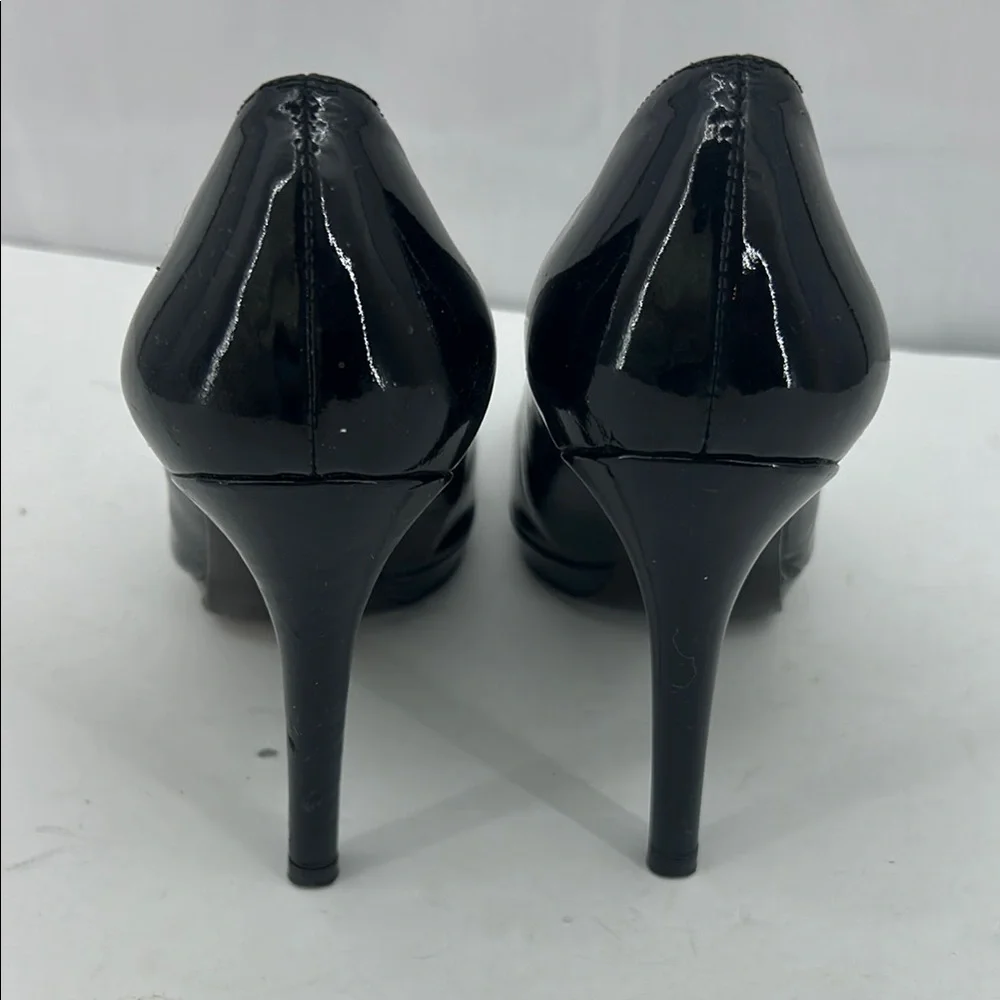 Stuart Weitzman Black Patent Leather High Heel Pumps - Picture 7 of 8